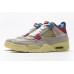 Air Jordan 4 Retro -  Gray/Red/Blue