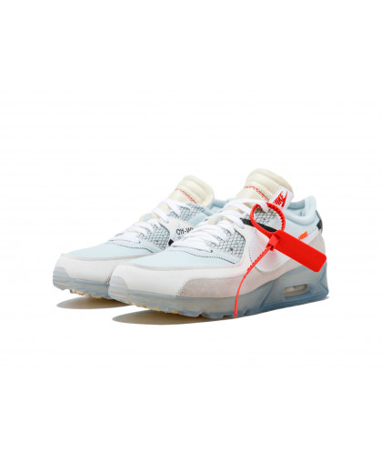 Off White x Nike Air Max 90 - White/Beige