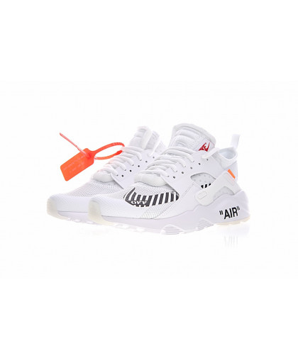 Off White x Nike Air Huarache Ultra - White