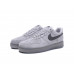 Мужской Nike Air Force 1 серый замш