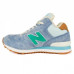 Зимние New Balance 574 High Light Blue With Fur