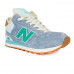 Зимние New Balance 574 High Light Blue With Fur