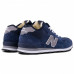 Зимние New Balance 574 High Dark Blue With Fur