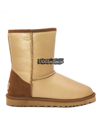 CLASSIC SHORT METALLIC SOFT GOLD