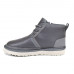 MEN`S NEUMEL ZIP LEATHER GREY MEN`S NEUMEL ZIP LEATHER GREY