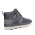 MEN`S NEUMEL ZIP LEATHER GREY MEN`S NEUMEL ZIP LEATHER GREY