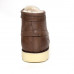 MEN`S CAMPOUT CHUKKA LEATHER CHOCOLATE