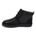 MEN`S NEUMEL ZIP LEATHER BLACK