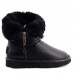 JIMMY CHOO GRANULAR SKIN BLACK