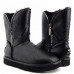 JIMMY CHOO GRANULAR SKIN BLACK