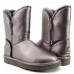 JIMMY CHOO GRANULAR SKIN GREY