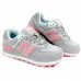 Женские New Balance 574 Gray/Pink