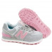 Женские New Balance 574 Gray/Pink