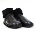 CLEAR QUILTY BOOTS BLACK CLEAR QUILTY BOOTS BLACK