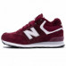 Зимние New Balance 574 High Burgundy With Fur Зимние New Balance 574 High Burgundy With Fur