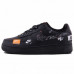 Мужские Nike Air Force 1 Just Do It Black Orange