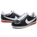 Мужские Nike Cortez New Collection All Black/White/Red Leather
