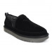 MEN'S SLIPPERS SCUFF ROMEO BLACK