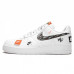 Унисекс Nike Air Force 1’07 White/Black Total Orange