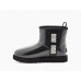 CLEAR QUILTY BOOTS BLACK CLEAR QUILTY BOOTS BLACK