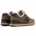 Зимние New Balance 574 Dark Brown With White Fur