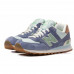 Женские New Balance 574 Dark Purple/Mint
