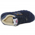 Зимние New Balance 574 Dark Blue/Yellow With Fur