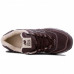 Зимние New Balance 574 Dark Brown/White With White Fur